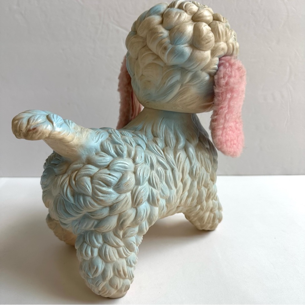Vintage 1956 Edward Mobley Rubber Plastic Lamb Sleepy Eyes Soft Ears - Picture 6 of 13